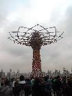 11 ottobre 2015. Uno dei simboli di Expo 2015, l'albero della vita.