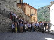 21 maggio 2017. Incontro con gli amici di Saint Claude. Il gruppo davanti alla Chiesa parrocchiale.