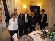 29 giugno 2017. Passaggio delle Consegne. Foto di gruppo con i Presidenti dei club Rotary, Rotaract, Inner Wheel e il rappresentante del Governatore.