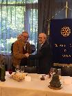 30 maggio 2019. Il socio Gabriele Mazza riceve il riconoscimento della Paul Harris.