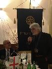 27 giugno 2019. Serata conviviale per il Passaggio delle Consegne tra il Presidente 18-19 Franco Azzolini e il Presidente 19-20 Pio Coda. Discorso del neo Presidente Avv. Pio Coda.
