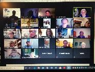 16 aprile 2020. Video incontro con il dott. Giuseppe Rao. Alcuni dei partecipanti alla riunione.