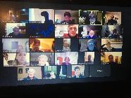 23 aprile 2020. VideoConviviale con il dott. G. De Marchi. Alcuni dei partecipanti.
