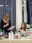 6 aprile 2022. Conviviale con Alessandra Ferraro. Interclub con Inner Weel Ivrea.