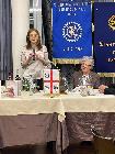 6 aprile 2022. Conviviale con Alessandra Ferraro. Interclub con Inner Weel Ivrea.