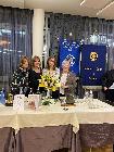 6 aprile 2022. Conviviale con Alessandra Ferraro. Interclub con Inner Weel Ivrea.