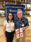 Agosto 2024. Nell’ambito del programma Rotary Youth Exchange, Elisa Baggetta è stata ospite del Rotary Club di Glenwood Springs in Colorado (USA) dove ha raccontato la sua esperienza di scambio tra lei e Addison Mae Godes, una giovane ragazza americana che nel luglio scorso era stata accolta per un mese a Ivrea dalla famiglia della nostra socia Adele Ramazzotti.
