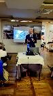 17 settembre 2024. Conviviale con il dott. Marco Leona, Eporediese, Direttore scientifico del Met, N.Y. USA.