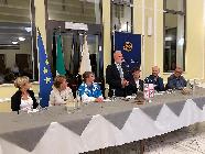 26 settembre 2024. Serata sulla canoa canavesana con Di Stazio (Presidente ICC), Vartolomei (allenatore Canottieri Candia) e i giovani atleti Casadei (vice-campione olimpico a Parigi 24) e Maiutto (quarto al mondiale di Ivrea 24).