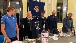 26 settembre 2024. Serata sulla canoa canavesana con Di Stazio (Presidente ICC), Vartolomei (allenatore Canottieri Candia) e i giovani atleti Casadei (vice-campione olimpico a Parigi 24) e Maiutto (quarto al mondiale di Ivrea 24).