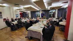 20 febbraio 2025. Serata sulle applicazioni dell’Intelligenza Artificiale in medicina con i soci del Rotary Club Cirie’ e Valli di Lanzo.