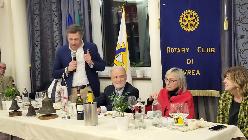 20 febbraio 2025. Serata sulle applicazioni dell’Intelligenza Artificiale in medicina con i soci del Rotary Club Cirie’ e Valli di Lanzo.