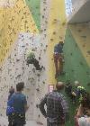 23 febbraio 2025. Service Climbing for inclusion con il Gruppo Alpi, le Guide alpine valdostane e tanti altri amici.