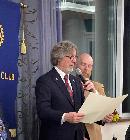 6 marzo 2025. Serata con i Personaggi del Carnevale di Ivrea 2025.