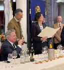 6 marzo 2025. Serata con i Personaggi del Carnevale di Ivrea 2025.