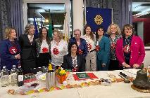 6 marzo 2025. Serata con i Personaggi del Carnevale di Ivrea 2025.