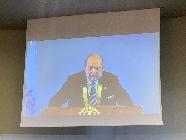 12 aprile 2025. Giornata sul tema distrettuale della tutela dell’Anziano, con la presentazione dei service realizzati dai Club, la premiazione della mostra fotografica, il pranzo cucinato dagli allievi dell’Istituto alberghiero Colombatto e il concerto della Special Orchestra.