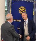 8 maggio 2025. Serata con Elidio Viglio sul volontariato in Etiopia con ingresso dei due nuovi soci Davide Enrione e Giulio Pollono.