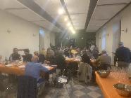 23 maggio 2025. Serata autogestita a Settimo Rottaro, con cena a base di erbe spontanee.