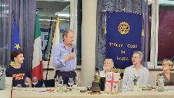 19 giugno 2025. Serata con dirigenti e atleti della scuola di scherma di Ivrea.